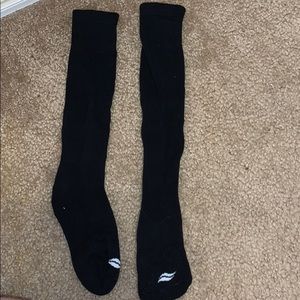 Black Knee High Socks